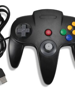 Alternative view of Classic Retro N64 Bit USB Wired Controller for PC and MAC - Black