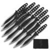 Rogue River Tactical 12 Piece Tornado Throwing Knives Black Knife Set Ninja Martial Arts Weapon 13 71Sab0XAdnL