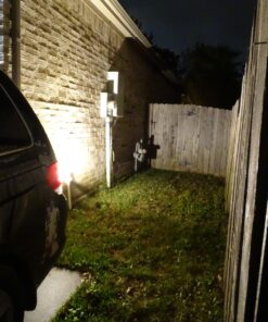 LEPOWER 3000LM Dusk to Dawn LED Security Light, 28W Flood Lights Outdoor with Photocell, 3000K Warm Light, IP65 Waterproof, 2 Adjustable Heads Exterior Outdoor Security Light for Garage, Backyard White 48 71Sawfhe3bL