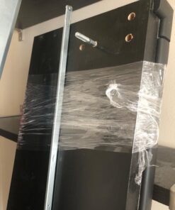 Sam Wrap (R) Stretch Wrap 5" x 1000' Roll with Handle, 80 Gauge Extra Thick Durable Self-Adhering Plastic Wrap for Moving, Packing Wrap Industrial Strength, Clear Plastic Pallet Shrink (2 Pack) 2 Pack 37 71SbL7nBlxL