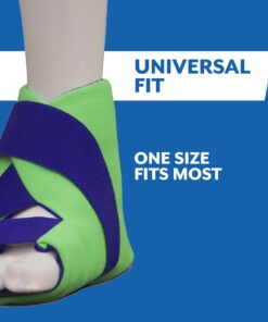 Brownmed - Polar Ice Foot/Ankle Wrap - Compression Foot & Ankle Ice Pack Wrap - Reusable Ankle & Foot Ice Wrap - Flexible Ice Packs for Injuries - Black 14 71SbicIwfL