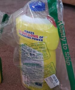 Lysol Multi-Surface Cleaner, Sanitizing and Disinfecting Pour, to Clean and Deodorize, Sparkling Lemon and Sunflower Essence, 40 Fl Oz 40 Fl Oz (Pack of 1) 30 71Sbv v3rSL