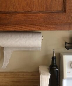 iDesign Orbinni Wall Mounted Metal Paper Towel Holder, Roll Organizer for Kitchen, Bathroom, Craft Room, Satin Silver Set of 1 30 71ScFKT0i2L