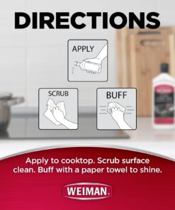 Weiman Cooktop Cleaner and Polish 10 Ounce 2 Pack 10 Ounce (Pack of 2) 12 71SdKpj1N3L