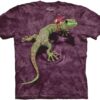 The Mountain Men's Peace Out Gecko T-shirt Small Maroon 21 71Sdd2i78sL