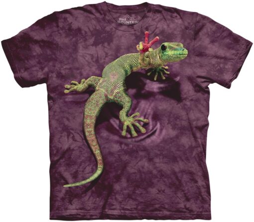 The Mountain Men's Peace Out Gecko T-shirt Small Maroon