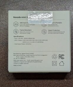 UGREEN 30W USB C Charger, Nexode Foldable GaN PPS Compact Fast Wall Charger Block, USB-C Power Adapter for iPhone 15 Pro Max/14/13, Galaxy S23 (Black) Black 65 71SdpUKSLL