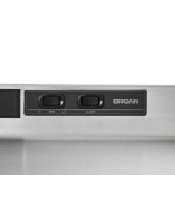 Broan-NuTone F402404 Exhaust Fan for Under Cabinet Two-Speed Four-Way Convertible Range Hood Insert with Light, 24-Inch, Stainless Steel 10 71SdsiSfirL