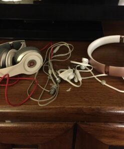 Beats Solo3 Wireless On-Ear Headphones - Apple W1 Headphone Chip, Class 1 Bluetooth, 40 Hours of Listening Time - Rose Gold (Previous Model) 30 71Se1fX1f3L