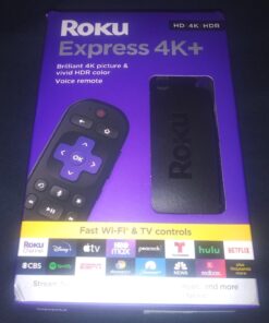 Roku Express 4K+ | Roku Streaming Device 4K/HDR, Roku Voice Remote, Free & Live TV 42 71SeX5uf0AL