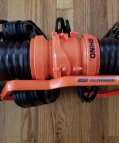 Camco RhinoFLEX 20’ Camper/RV Sewer Hose Kit | Clear Elbow w/ Removable 4-in-1 Adapter & Pre-Attached Swivel Bayonet and Lug Fittings | Sections Compress for RV Storage and Organization (39742) ,Brown 20ft Sewer Hose Kit Frustration-Free Packaging 57 71SejFvNi9L