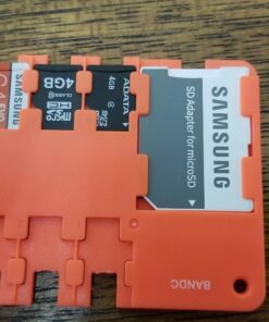 Bandc 2pcs Red Micro Sd/sdhc/sdxc Card Storage Holder Case (Memory Card Not Included) 22 71SenLkskQL