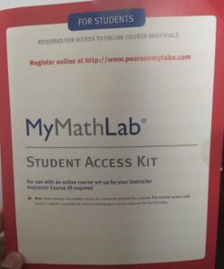 MyMathLab: Student Access Kit 22 71SezYC3LL
