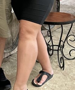 Just My Size Plus Size Women's Stretch Jersey Bike Shorts, Pull-On Bike Shorts, 9" 1X Black 19 71SfCWVyA3L