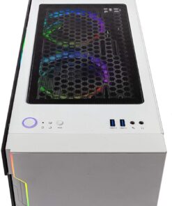 Skytech Gaming Archangel Gaming Computer PC Desktop – Intel Core-i5 10400F 2.9GHz, GTX 1660 Super 6G, 500GB SSD, 16GB DDR4 3200MHz, RGB Fans, Windows 10 Home 64-bit, 802.11AC Wi-Fi, White 10400F | 1660 Super 11 71SflciHZOL
