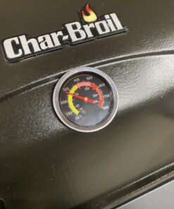 DOZYANT BBQ Charcoal Grill Smoker Temperature Gauge Pit Barbecue Thermometer Fahrenheit and Heat Indicator for Meat Cooking Port Lamb Beef, Stainless Steel Temp Gauge 2.38" 30 71SiCwjMMpL