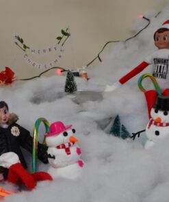 Play Visions Floof Modeling Clay - Reuseable Indoor Snow - Mr. & Mrs Snowman Set With Endless Creations and 22 Molding Accessories 23 71SiOAekm1L