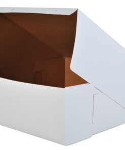 Alternative view of SCT White One-Piece Non-Window Bakery Boxes, 14 x 14 x 6, White, Paper, 50/Carton 14" L x 14" W x 6" H - 50ct