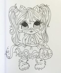 Lacy Sunshine's Halloween Coloring Book Volume 4: Whimsical Witches, Ghosts, Pumpkins and Vampires (Lacy Sunshine's Coloring Book) 20 71Sj2UFfQWL