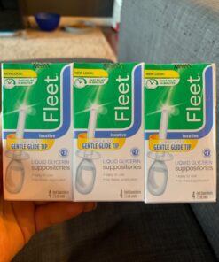 Fleet Liquid Glycerin Suppositories for Adult Constipation, 4 Suppositories, 7.5 ml (Pack of 3) 21 71SjEltdwzL