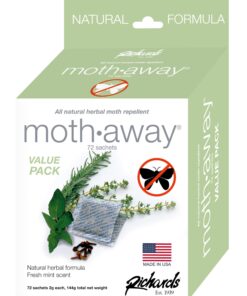 Alternative view of Richards Homewares RIC-200-3 Moth Away Sachets-72 Pack (White) (6 Sets of 12 Sachets) -Fresh Mint Scent, Generic