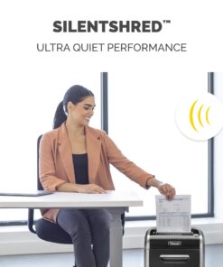 Fellowes Powershred 79Ci 16-Sheet 100% Jam-Proof Crosscut Paper Shredder for Office and Home, Black/Dark Silver 3227919 16 Sheet 27 71SjWgYb4L