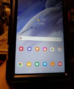 HXCASEAC Shockproof Case for Samsung Galaxy Tab A7 Lite with Screen Protector / 360 Rotating Hand Strap/Built-in Stand/Protective Carrying Case for Tab A7 lite 8.7 Case SM-T220 T225 T227, Black Black/Black 8.7 inch-Tab A7 lite 42 71SjpSpK57L