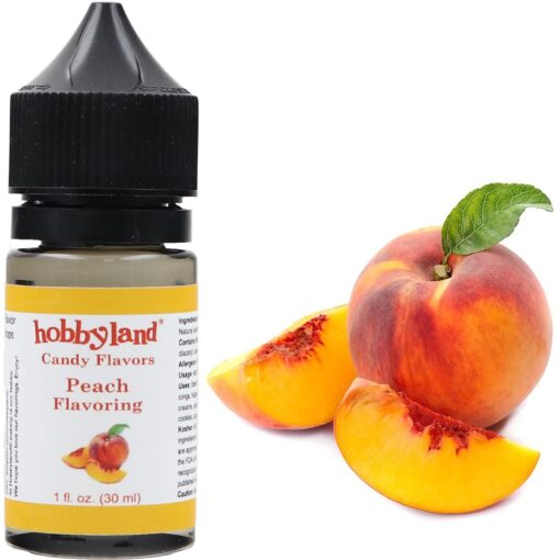 Hobbyland Candy Flavors (Peach Flavoring, 1 Fl Oz) Use as an ingredient in the preparation of food and beverage. Peach