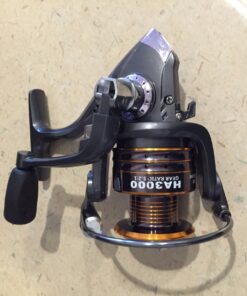 PLUSINNO HongYing Series Fishing Reels Spinning Freshwater Saltwater with 5.2:1 Gear Ratio Metal Body Left/Right Interchangeable Collapsible Handle Spinning Fishing Reel HA3000 Fishing Reel 31 71SkTT5iG2L