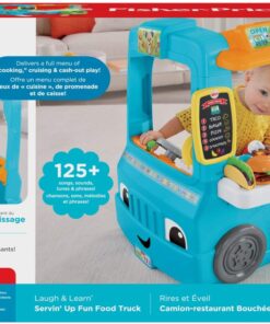 Fisher-Price Laugh & Learn Toddler Learning Toy Servin’ Up Fun Food Truck Electronic Playset With 24 Accessories For Ages 18+ Months 27 71SkeogbA1L