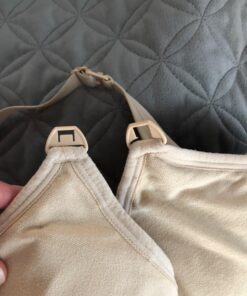 HOFISH 3PACK Full Bust Seamless Nursing Maternity Bras Bralette S-XXL with Extra Bra Extenders & Clips Medium Blackbeigepink 42 71Sl4Dw7cQL