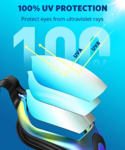 Alternative view of Aegend Swim Goggles, Swimming Goggles No Leaking Full Protection Adult Men Women Youth Aqua