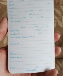 Rite in the Rain Weatherproof EMS Notebook, 3" x 5", Yellow Cover, Vital Stats Pages (No. 112) 1 Pack 10 71SldNm4f0L