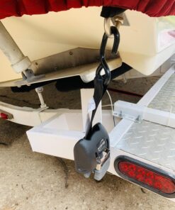 BoatBuckle G2 Stainless Steel Retractable Transom Tie-Down (Black), 1 Pair 32 71SliGcPpL