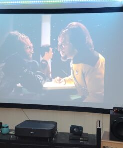 Elite Screens Yard Master 2, 110-INCH Outdoor Projector Screen with Stand 16:9, 8K 4K Ultra HD Fast Fold Portable Movie Screen Foldable Easy Snap On Cinema Theater, OMS110H2 16:9 Aspect Ratio Front Projection 35 71Sm1IkujkL