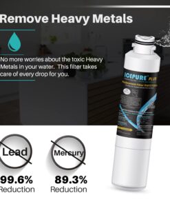 ICEPURE PLUS NSF/ANSI 53&42 DA29-00020B Refrigerator Water Filter,Replacement for Samsung DA97-08006A, DA29-00020A, RF28JBEDBSG, HAF-CIN/EXP, HAF-CIN, KENMORE 469101, RF28HMEDBSR, RF4287HARS,4PACK 19 71SmWlmh0mL