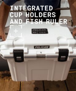Pelican 50 Quart Elite Cooler White/Gray 18 71SmZFTq4jL