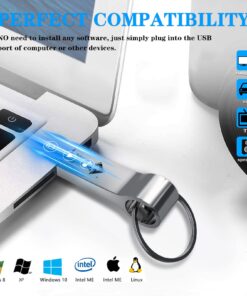 2TB USB Flash Drive, Thumb Drive: Nigorsd High Speed USB Drive, Portable 2000GB Large Capacity USB Memory Stick, Waterproof Durable Jump Drive Storage Drive with Keychain 2TB 10 71SmnDTYh4L