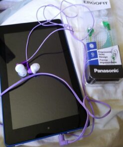 Panasonic ErgoFit Wired Earbuds, In-Ear Headphones with Dynamic Crystal-Clear Sound and Ergonomic Custom-Fit Earpieces (S/M/L), 3.5mm Jack for Phones and Laptops, No Mic - RP-HJE120-G (Green) Green 31 71SnPmLk9OL