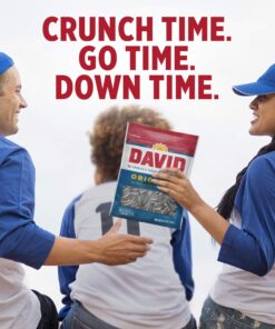 DAVID Seeds Original Salted and Roasted Sunflower Seeds, Keto Friendly Snack, 14.5 OZ Bags, 12 Pack 16 71SnZ5CJPL