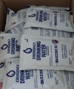 DATREX Emergency Water Pouch for Disaster or Survival, 125 ml Each 4.22 Fl Oz (Pack of 64) 15 71SnhY4o7aL