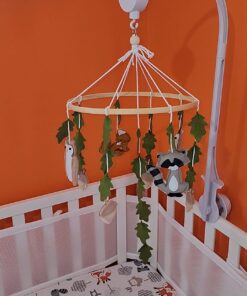 AGPtek Baby Crib Mobile Bed Bell Holder Music Box Holder Arm Bracket Baby Bed Stent Set (Nut Screw) ¨C 2 Sizes for Optional (34.6") 34.6" 27 71SoPvvBdwL