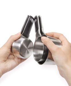 OXO Good Grips 4 Piece Stainless Steel Measuring Cups with Magnetic Snaps 23 71Soi3ls1VL