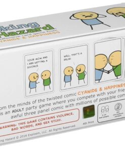 Alternative view of Joking Hazard by Cyanide & Happiness - a funny comic building party game for 3-10 players, great for game night White