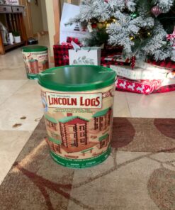 LINCOLN LOGS-Collector's Edition Village-327 Pieces-Real Wood Logs-Ages 3+ - Best Retro Building Gift Set for Boys/Girls-Creative Construction Engineering–Top Blocks Game Kit - Preschool Education Toy 54 71SqIuULPgL