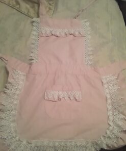 Hyzrz Lovely Home Work Adjustable Apron Cake Kitchen Cooking Women Girls Aprons With Pocket for Gift, Pink 32 71Sqbb8tu L