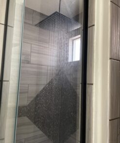 Hiendure™ 16 Inch Rainfall Square Stainless Steel Shower Head,Oil Rubbed Bronze 26 71SrGwfHhL