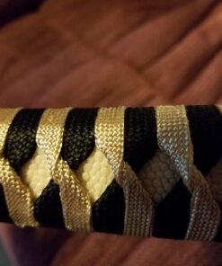 siwode Katana Handmade Full Tang Sharp, Alloy Golden Dragon Tsuba Japanese Samurai Sword High Carbon Steel 1060, 40-Inch Golden-No-BoHi 34 71SrYANa4YL