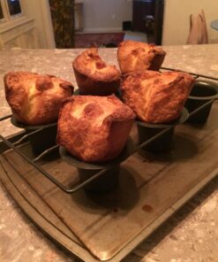 Epica Bellemain Popover Pan for Baking Nonstick Premium Materials, Great for Yorkshire Puddings, Frittatas, Muffins, Quiches, Pudding Cakes, and More 32 71SrapCWgsL