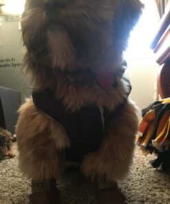 WINSOON Dog Australia Boots Pet Antiskid Shoes Winter Warm Skidproof Sneakers Paw Protectors 4-pcs Set (Size 4, Pink) Size 4 31 71SryhkOCyL 1